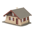 Maquette bâtiment : Petit chalet 1/87 HO - Faller 131314