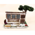 Décors de crèche : clapier et arbre pin 12 cm pour santons - FR 23033