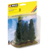 Végétation miniature : 3 Cyprès 10, 11 et 13 cm - Noch 21998