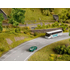 Routes miniatures pour dioramas : Peinture structurée pour route asphalte anthracite - Noch 60826