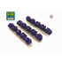 5 Rangées de fleurs assorties - décors pour crèches et santons  - FR-B/0840/S