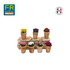 7 pots de fleurs assortis  pour crèches, dioramas, décors de paysages divers - FR-D/20016/S