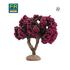 Arbre fleuri fuschia 15 cm - décors pour crèches - FR-ATB97690F