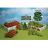 Végétation miniature : Heki 1630 - 15 buissons + arbres 1:87 - HO - Couleur : naturels