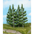 Végétation miniature - 4 sapins 17 cm - Heki 2122